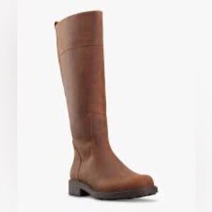 Clarks Orinoco 2 warm lined calf Tall Brown Leather Riding Boots